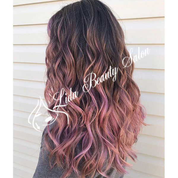 hair-9 تکنیک گماژ در رنگ مو