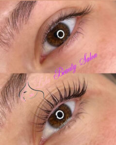 عکس لیفت مژه قبل و بعد کرج